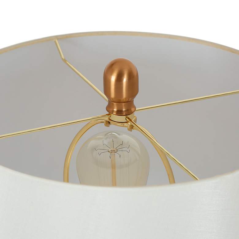 Image 5 LNC Flabellum 24" High Champagne Glass Vase Table Lamp more views