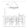 4_LNC Flamgo 31 1/2" Wide Gold and Crystal Modern LED Ring Chandelier more views