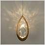 4_LNC Grouse 5 1/2" Wide Plating Brass LED Teardrop Mini Pendant more views
