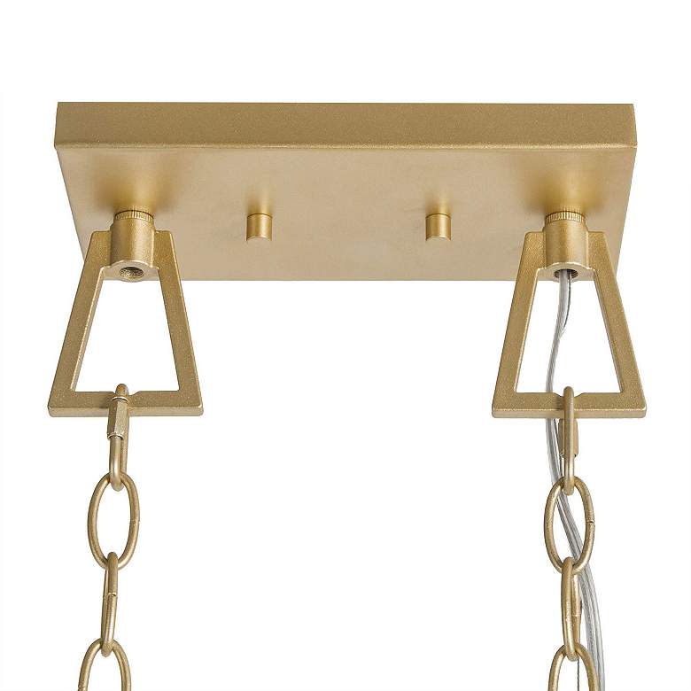 Image 3 LNC Hayes 38 1/4" Wide Gold Metal 8-Light Island Chandelier more views