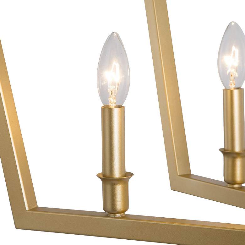Image 5 LNC Hayes 38 1/4" Wide Gold Metal 8-Light Island Chandelier more views