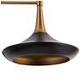 3_LNC Lacos 33" 5-Light Black and Brass Mid-Century Modern Chandelier more views