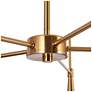 4_LNC Lacos 33" 5-Light Black and Brass Mid-Century Modern Chandelier more views