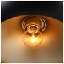 5_LNC Lacos 33" 5-Light Black and Brass Mid-Century Modern Chandelier more views