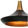 3_LNC Lacos 34 1/2" Modern Brushed Gold Black 3-Light Linear Pendant more views