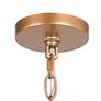 3_LNC Lighting Altris 25" Wide Gold 6-Light Candelabra Chandelier more views