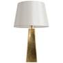 6_LNC Lighting Flabellum 25 1/2" Modern Gold Metal Table Lamp more views