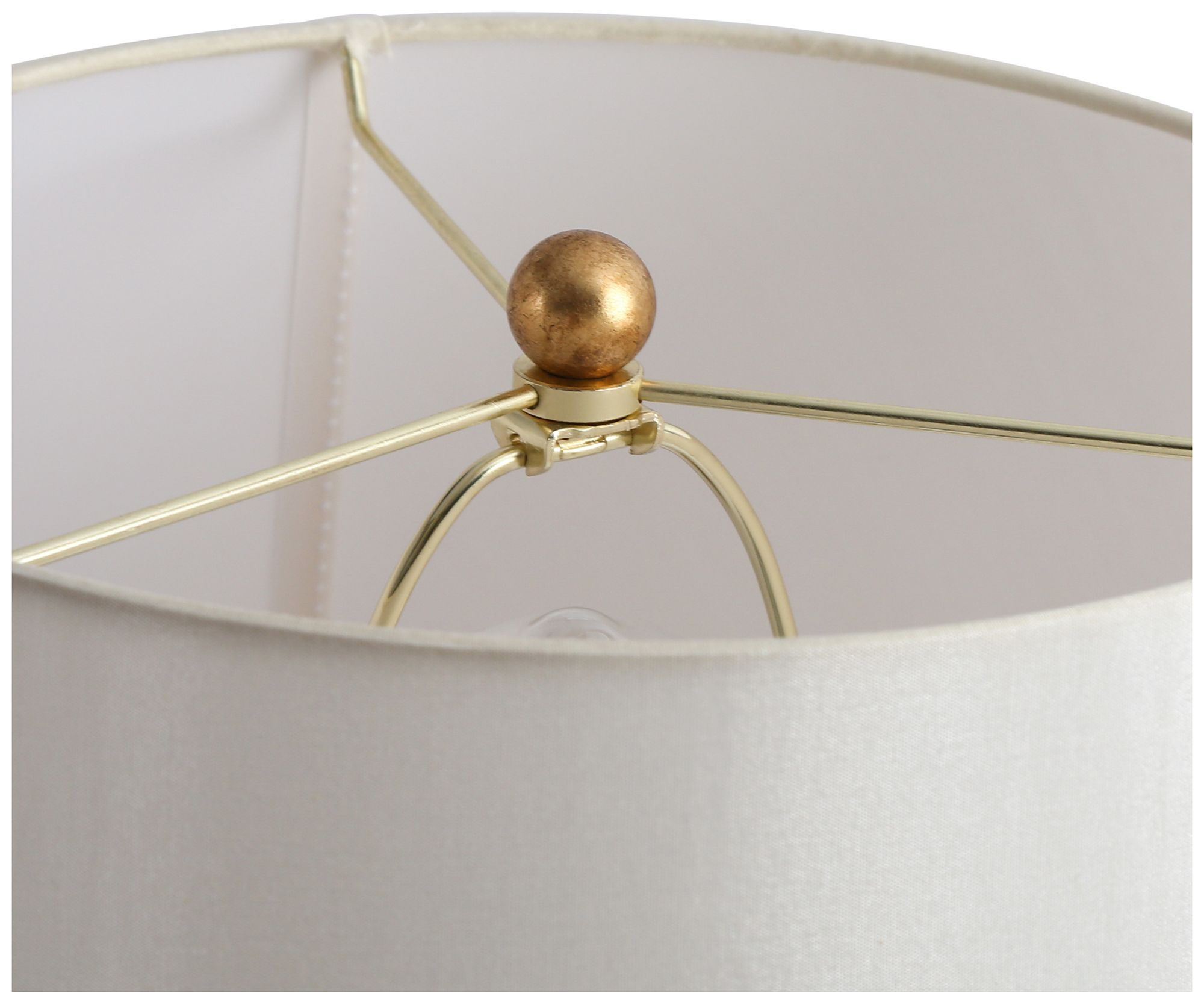 Image 3 LNC Lighting Flabellum 25 1/2" Modern Gold Metal Table Lamp - Made to Order more views