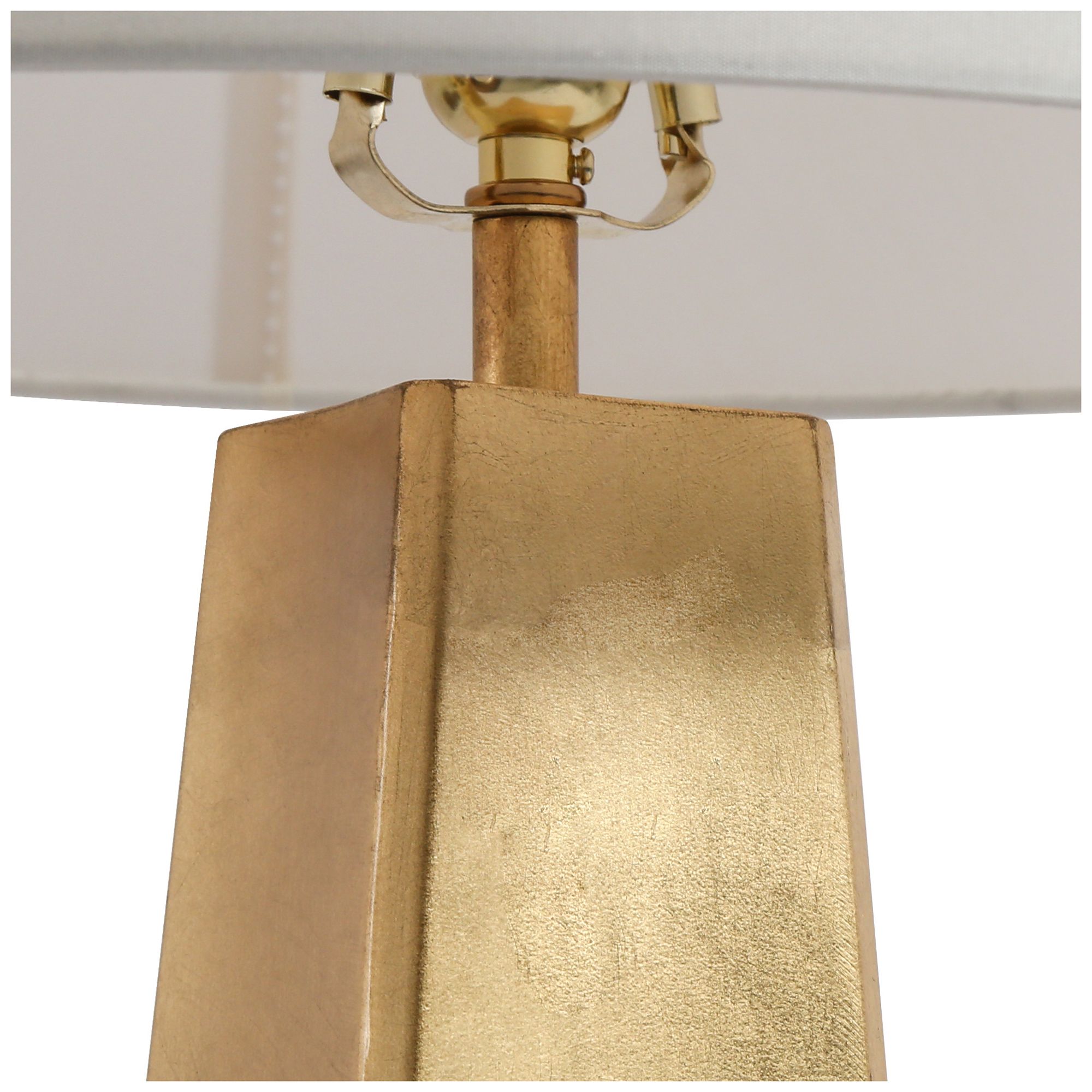 LNC Lighting Flabellum 25 1/2" Modern Gold Metal Table Lamp - Made to Order