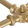 4_LNC Lighting Gerald 31 1/2" Wide Gold Metal 3-Light Sputnik Chandelier more views