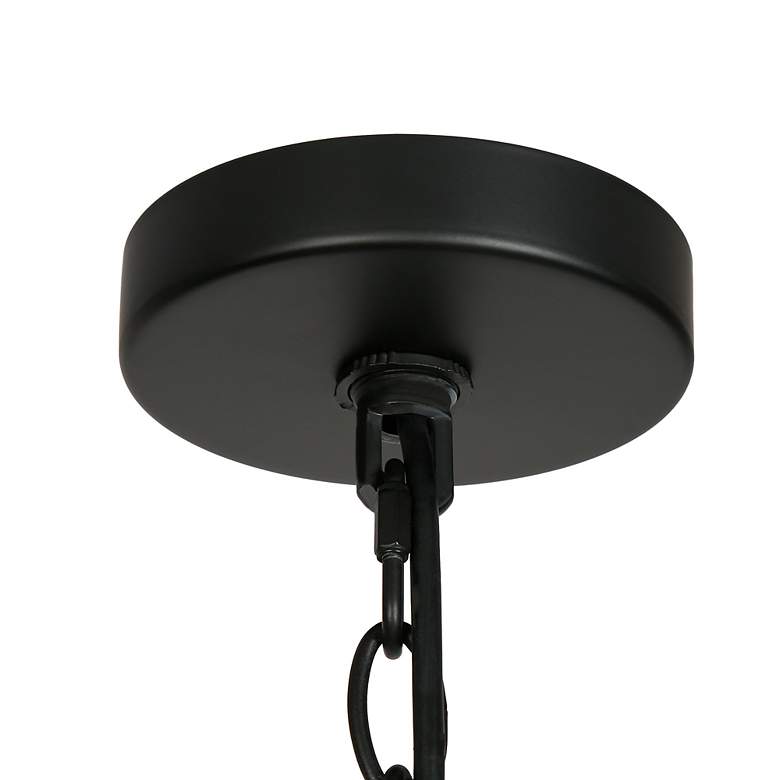 Image 5 LNC Lighting Holophankton 13" Wide Natural Rattan Pendant Light more views