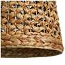7_LNC Lighting Holophankton 13" Wide Natural Rattan Pendant Light more views
