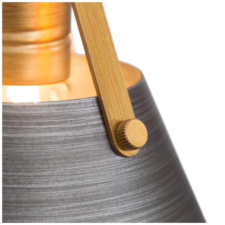 Image 6 LNC Lighting Ives 25 1/2" Wide 3-Light Gold and Silver Bath Light more views