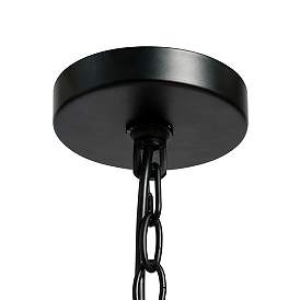 Image5 of LNC Lighting Libbaconion 14 1/4" Natural Rattan Pendant Light more views
