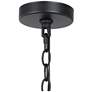 Thumbnail4 of LNC Lighting Uhyta 10 1/2" High Black Glass Outdoor Hanging Light more views
