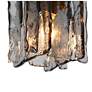 2_LNC Nalyri 18" Wide Black Metal Gray Glass 3-Light Island Pendant more views