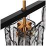 3_LNC Nalyri 35 1/2" Wide Brass Black 5-Light Island Linear Pendant more views