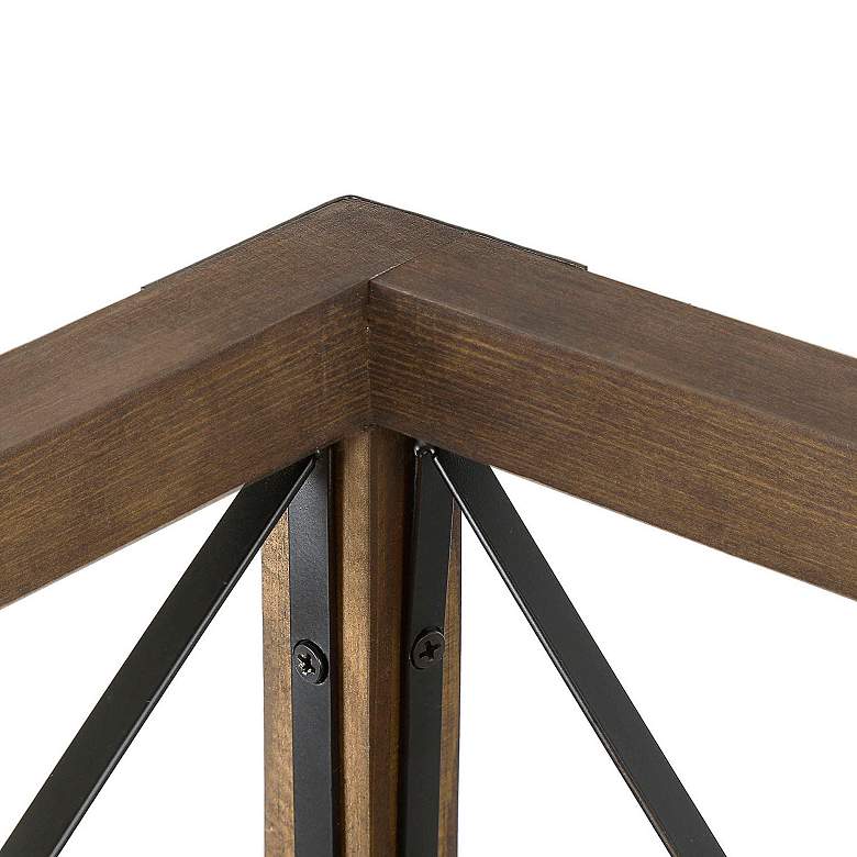 Image 4 LNC Obilla 31 1/2" Wide Natural Wood 5-Light Island Chandelier more views