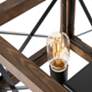 5_LNC Obilla 31 1/2" Wide Natural Wood 5-Light Island Chandelier more views