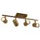 LNC Serrulata 20" 4-Light Plating Brass Track Ceiling Light Fixture