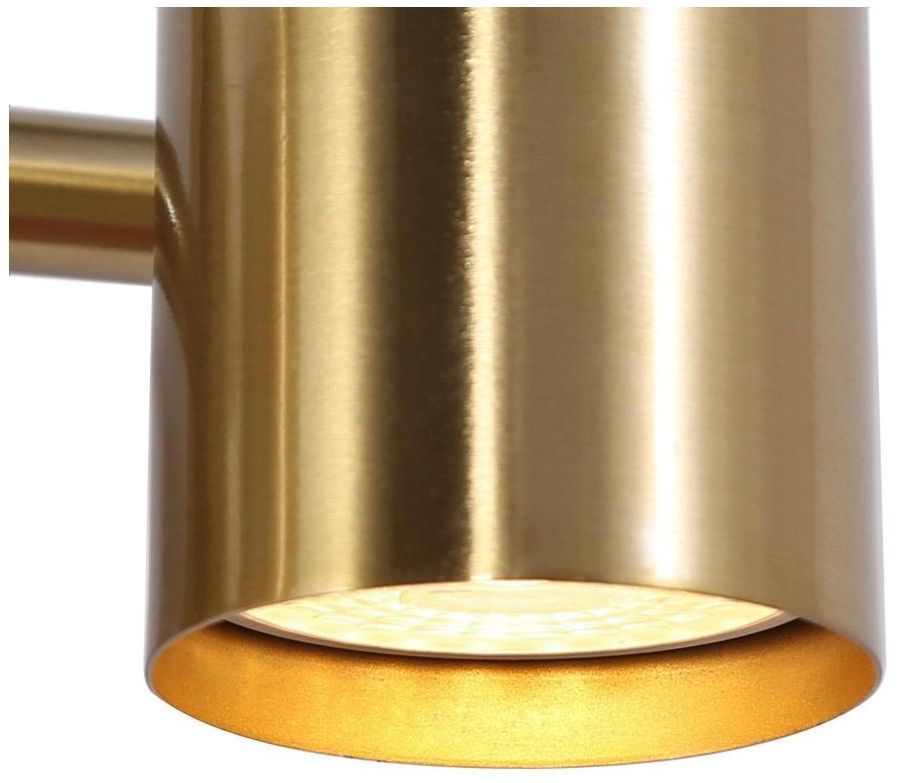 Image 2 LNC Serrulata 20" 4-Light Plating Brass Track Ceiling Light Fixture more views