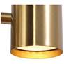 2_LNC Serrulata 20" 4-Light Plating Brass Track Ceiling Light Fixture more views