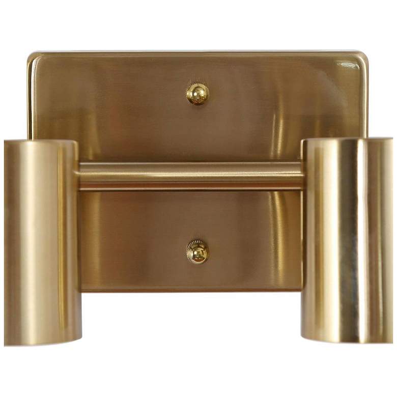 Image 3 LNC Serrulata 20" 4-Light Plating Brass Track Ceiling Light Fixture more views