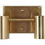 3_LNC Serrulata 20" 4-Light Plating Brass Track Ceiling Light Fixture more views