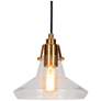 1_LNC Tencanonia 8 1/2" Wide Plating Brass Mini Pendant