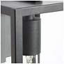 4_LNC Theoa 14 1/4" High Black and Glass Rectangular Outdoor Light more views
