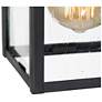 2_LNC Uhyta 10 1/2" High Black and Glass Outdoor Hanging Light more views