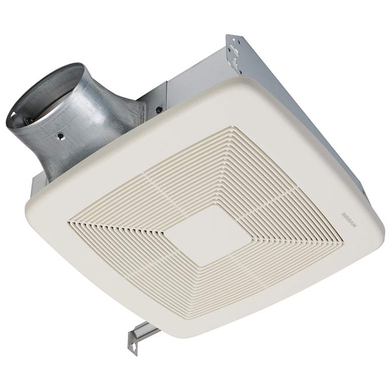 Image 1 Lo-Profile White 50/80/100 CFM 0.3/0.7/1.2 Sones Exhaust Fan
