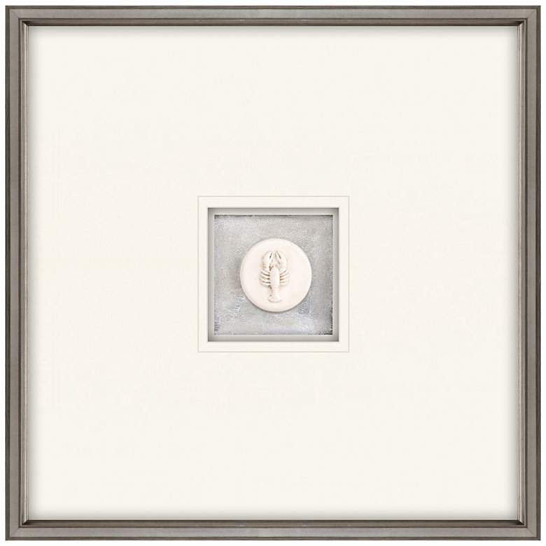 Image 1 Lobster Intaglio 21"W x 21"H Framed Art