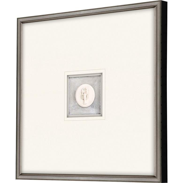 Image 3 Lobster Intaglio 21"W x 21"H Framed Art more views