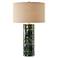 Loch 28 1/4" Peacock Green Ceramic Table Lamp