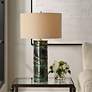 1_Loch 28 1/4" Peacock Green Ceramic Table Lamp