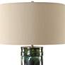 5_Loch 28 1/4" Peacock Green Ceramic Table Lamp more views