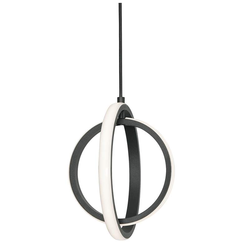 Image 1 Lock 9" LED Pendant Light - Black