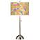 Locomotion Giclee Brushed Nickel Table Lamp