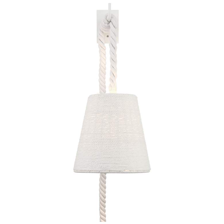 Image 1 Lodelle 11" High Matte White Wall Sconce