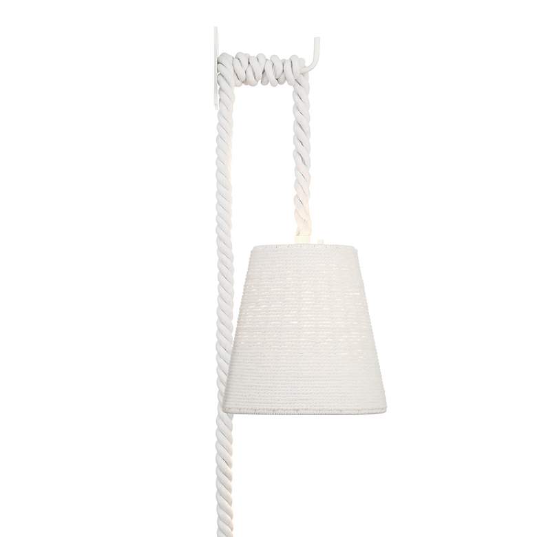 Image 3 Lodelle 11" High Matte White Wall Sconce more views