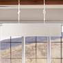 1_Lodelle 48" Wide Matte White Island Pendant