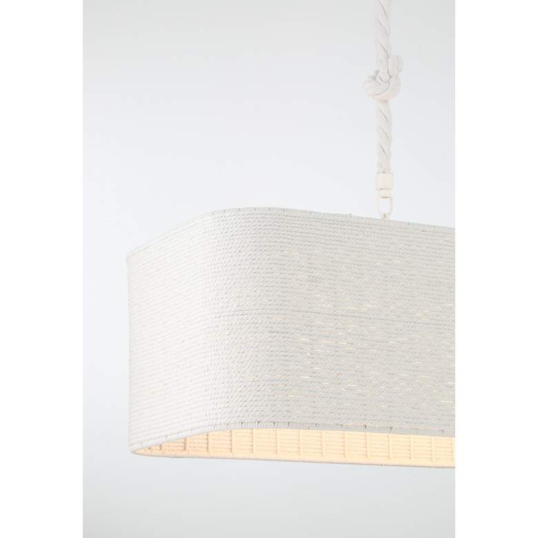 Image 5 Lodelle 48" Wide Matte White Island Pendant more views