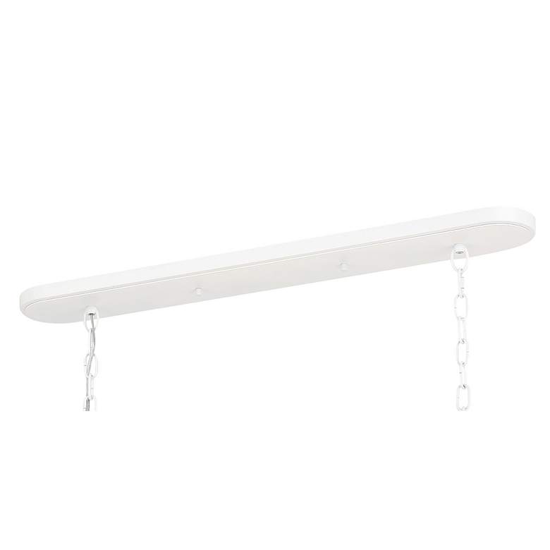 Image 7 Lodelle 48" Wide Matte White Island Pendant more views