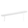 7_Lodelle 48" Wide Matte White Island Pendant more views