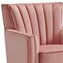 2_Loden Royale Blush Microfiber Swivel Chair more views