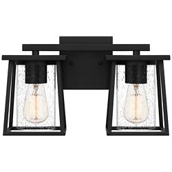 Lodge 2-Lt Matte Black Bath Lt