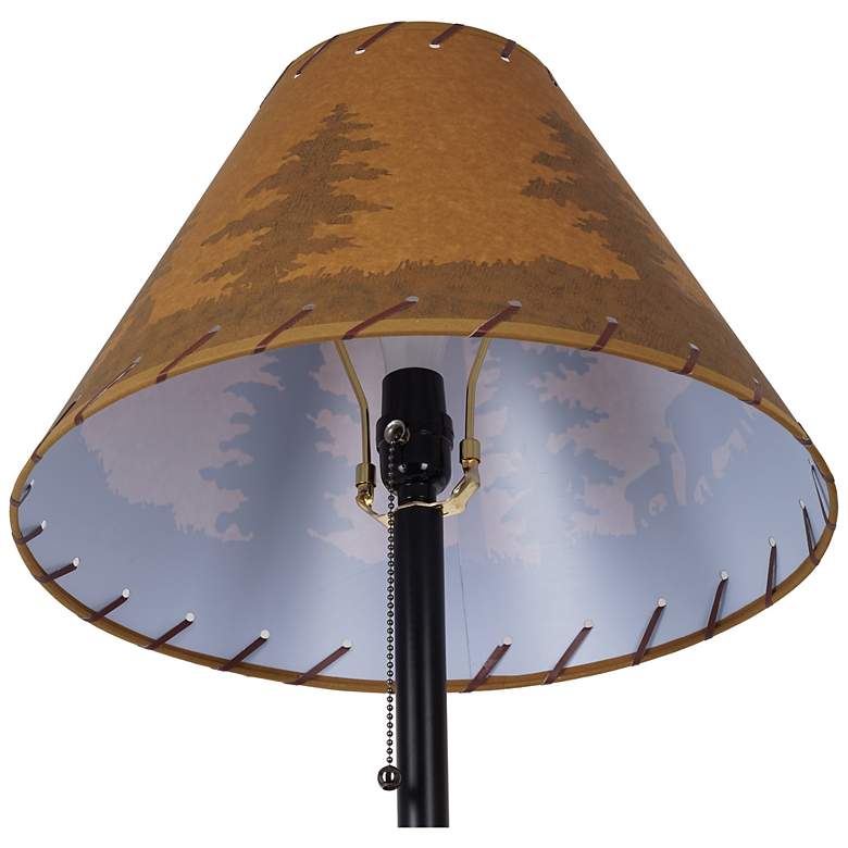 Image 3 Lodge 58" High Dark Bronze Floor Lamp more views
