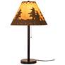 3_Lodge Black 3-Piece Floor and Table Lamp Set more views