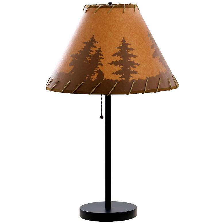 Image 2 Lodge Dark Bronze Table & Floor Lamp Set of 3 more views